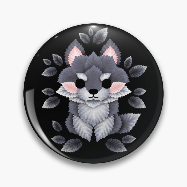 Item preview, Little wolf of leaves designed and sold by NemiMakeit.