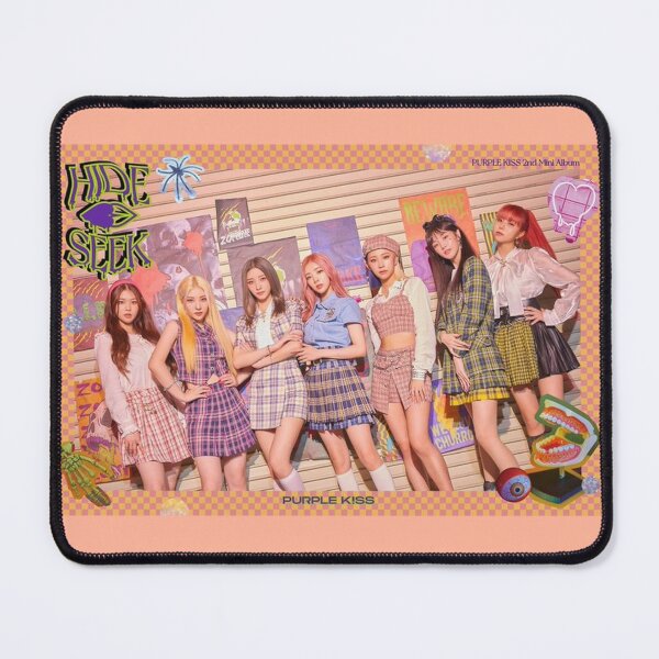 Item preview, Purple Kiss - Hide & Seek - Group poster designed and sold by Nice--Things.