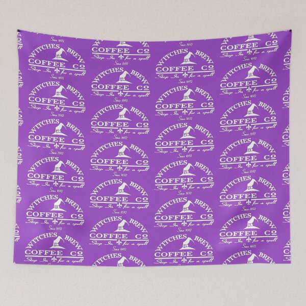 Item preview, Witches Brew Coffee in White logo designed and sold by FabFreakShop.