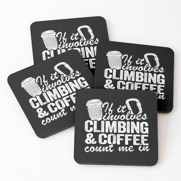 Item preview, If It Involves Climbing & Coffee Count Me In Funny Climbing designed and sold by Stronzi.