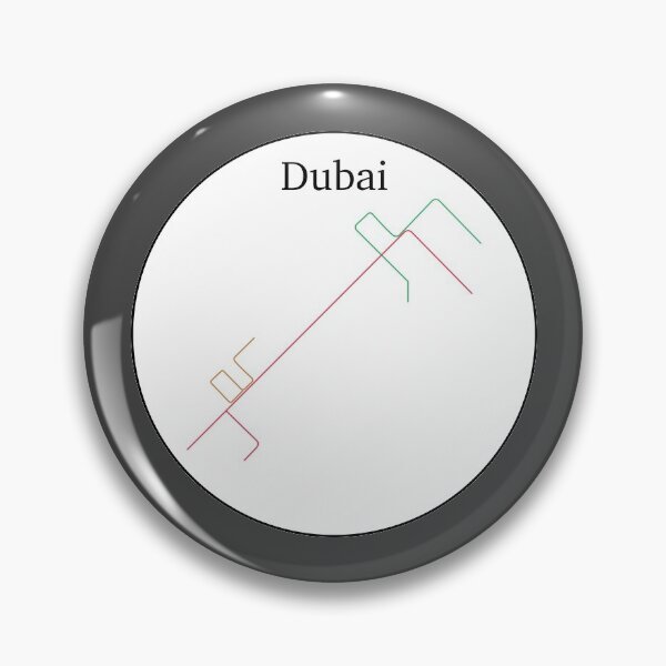 Item preview, Dubai metro map designed and sold by FethiC.