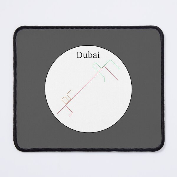 Item preview, Dubai metro map designed and sold by FethiC.