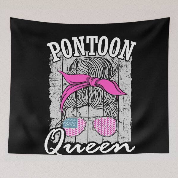Item preview, Pontoon Queen Mom Funny Lake Life designed and sold by Stronzi.