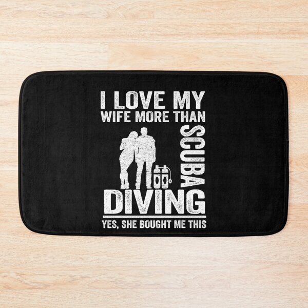 Item preview,  Funny Scuba Diving Dad I Love My Wife Divers Men designed and sold by Stronzi.