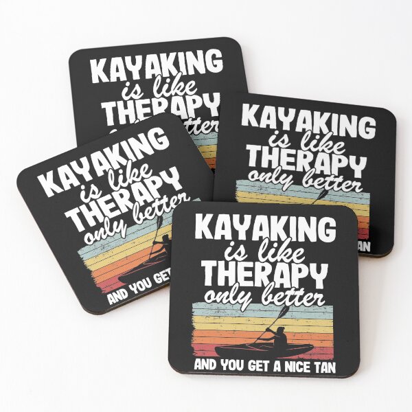 Item preview, Kayaking Is Like Therapy Funny Kayak Paddling Gift designed and sold by Stronzi.
