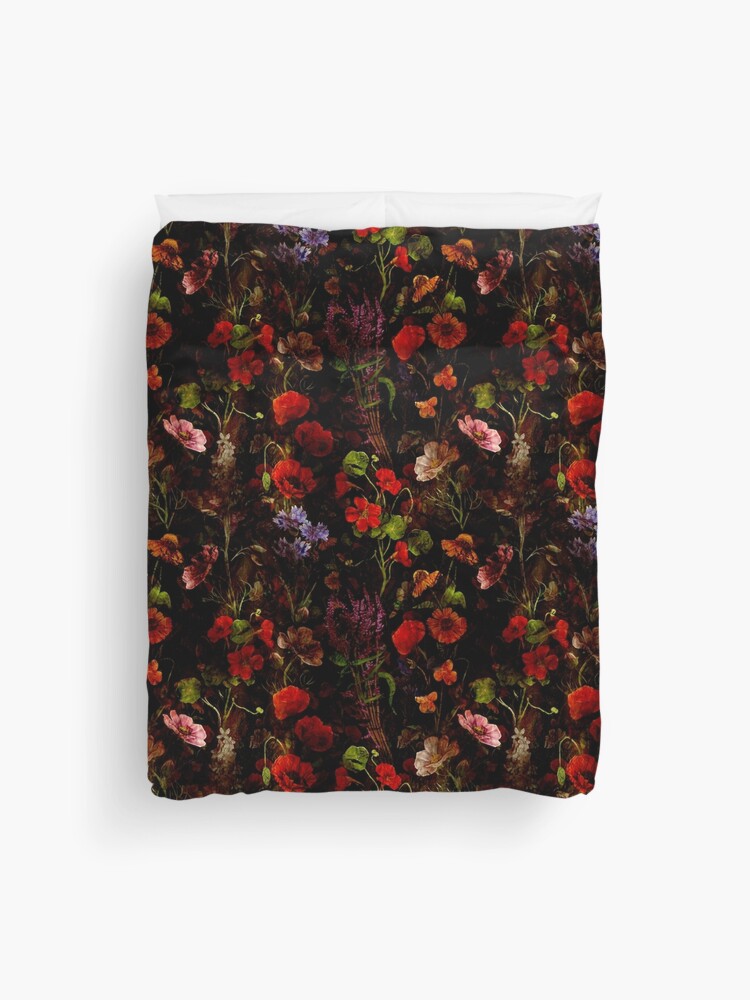 wildflowers-floral-pattern-duvet-cover-for-sale-by-dobrix-redbubble