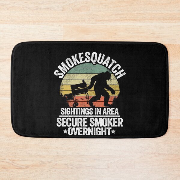Item preview, Smokesquatch Sightings In Area Funny BBQ designed and sold by Stronzi.