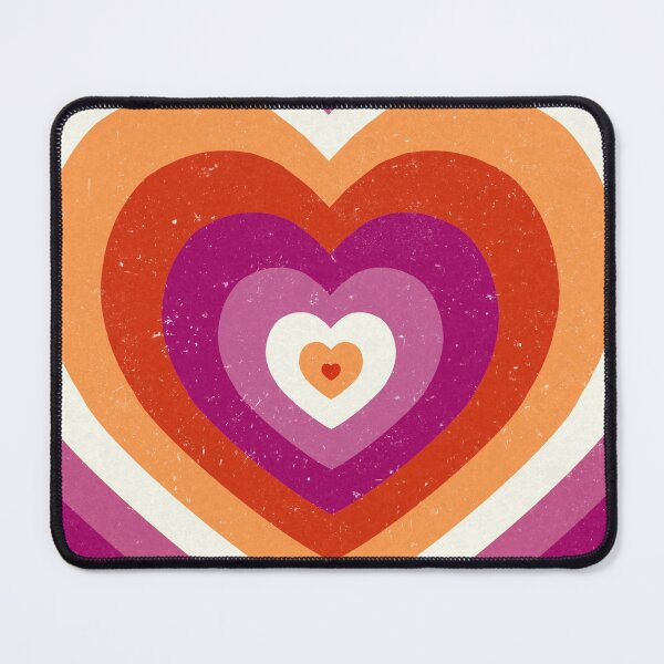 Item preview, Retro lesbian LGBTQ+ Hearts designed and sold by AdelinePurdy.