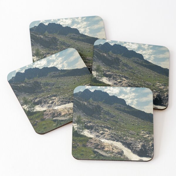 Item preview, The beautiful mountains and lakes over La Thuile in a summer day designed and sold by zakaz86.