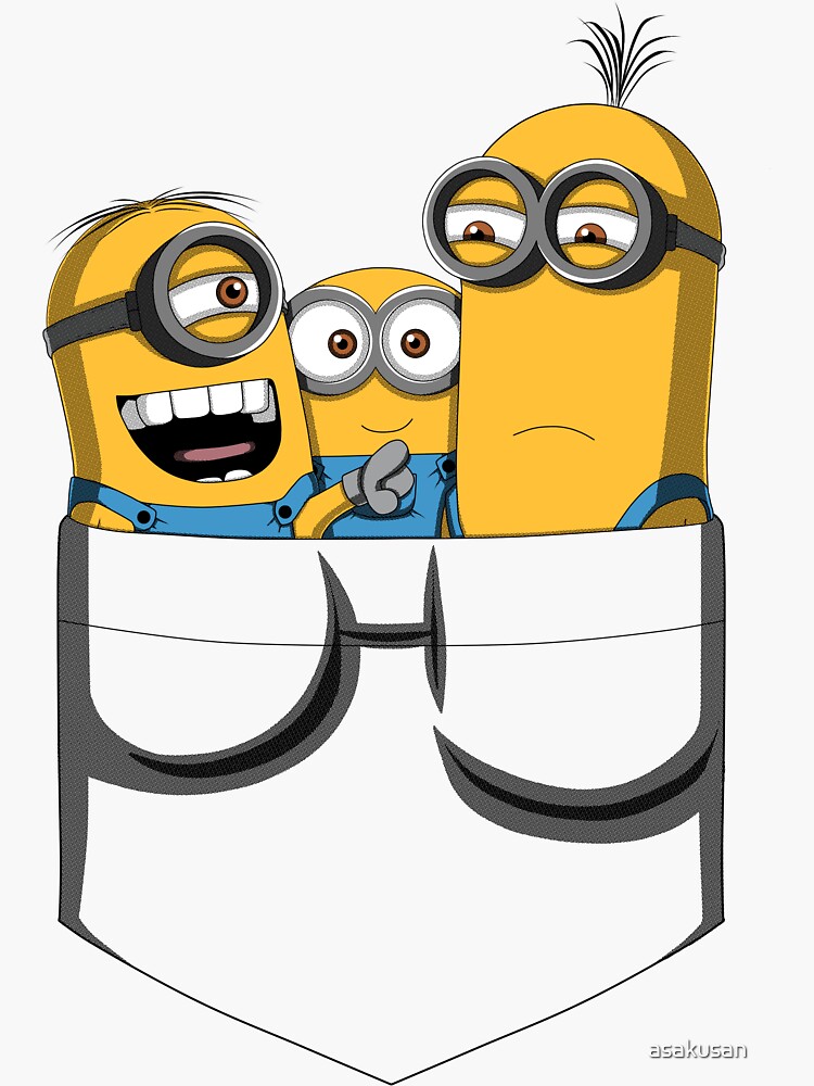 bob the minion Sticker for Sale by WenyHutGenerals