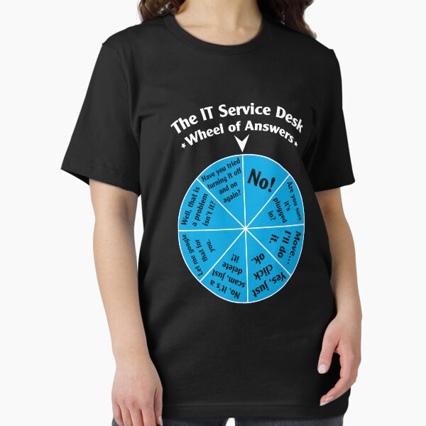 Item preview, The IT Service Desk Wheel of Answers. designed and sold by OffensiveFun.