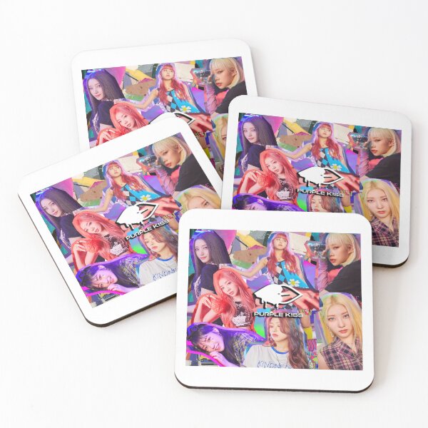 Item preview, Purple Kiss Group poster designed and sold by Nice--Things.