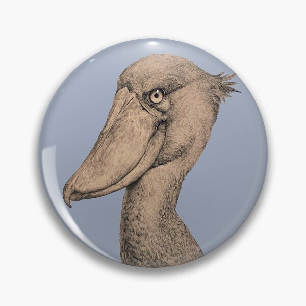 Item preview, Shoebill Illustration designed and sold by Preterthings.