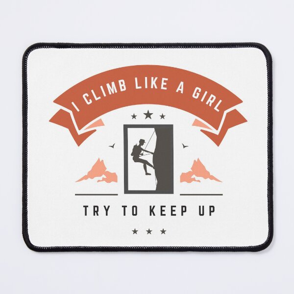 Item preview, I Climb Like a Girl designed and sold by arndesign.