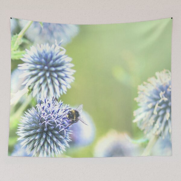 Item preview, Globe thistles and a bee designed and sold by Amalus-files.