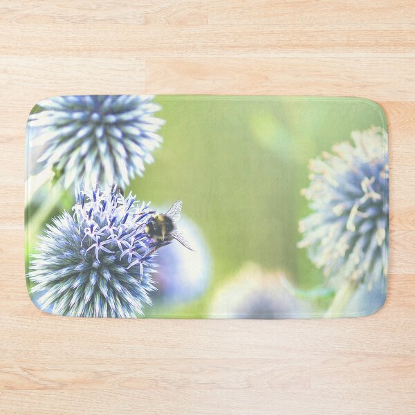 Item preview, Globe thistles and a bee designed and sold by Amalus-files.