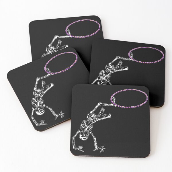 Item preview, Dancing Foot Hooping Skeleton | Halloween Spooky | Hula Hoop Flow Circus Arts Gymnastics designed and sold by KreativeLaedy.