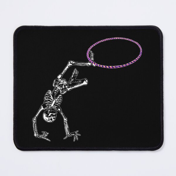 Item preview, Dancing Foot Hooping Skeleton | Halloween Spooky | Hula Hoop Flow Circus Arts Gymnastics designed and sold by KreativeLaedy.