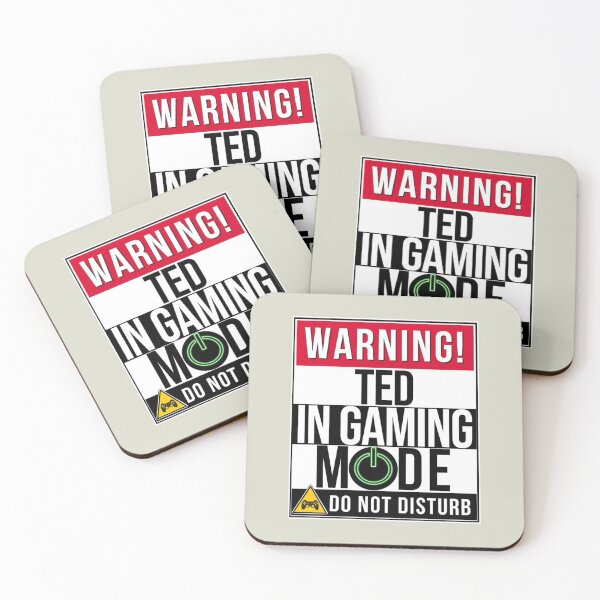 Item preview, Warning Ted In Gaming Mode - Funny Gamer designed and sold by GappleP.