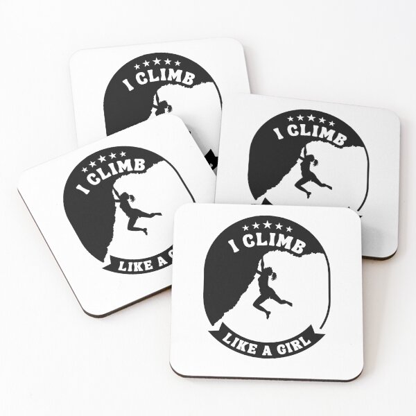 Item preview, I Climb Like a Girl designed and sold by arndesign.