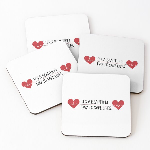 Item preview, It's a beautiful day to save lives designed and sold by Vectorqueen.