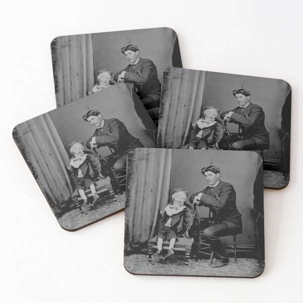 Item preview, Victorian Man With His Ventriloquist Dummy designed and sold by TheWitchsWolf.