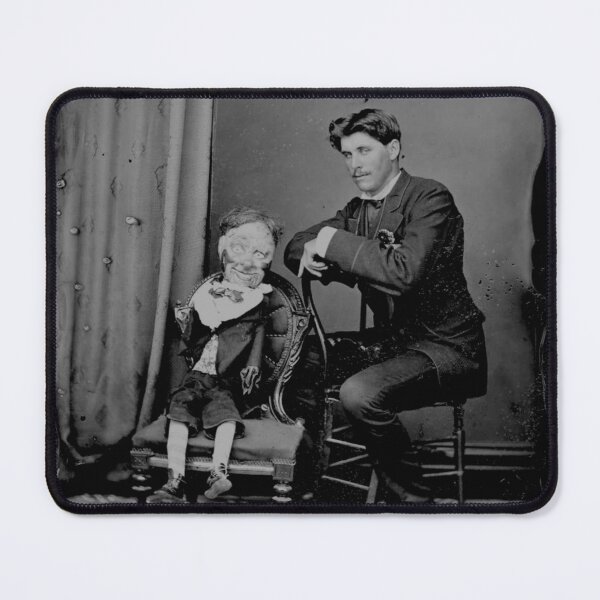 Item preview, Victorian Man With His Ventriloquist Dummy designed and sold by TheWitchsWolf.
