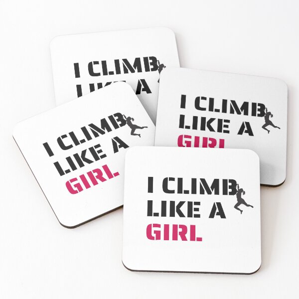 Item preview, I Climb Like a Girl designed and sold by arndesign.