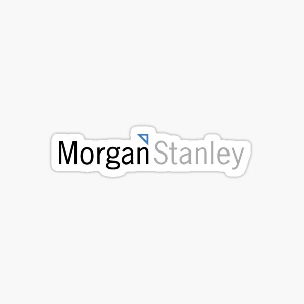 MORGAN STANLEY GREY Sticker