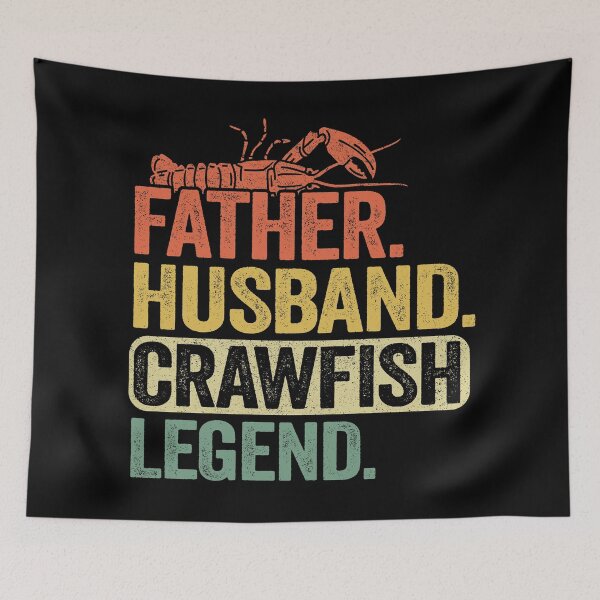 Item preview, Father Husband Crawfish Legend Funny Crawfish designed and sold by Stronzi.