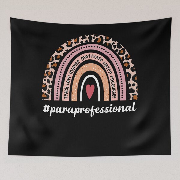 Item preview, Paraprofessional Life Leopard Rainbow Teacher Back To School . designed and sold by Stockebrand.