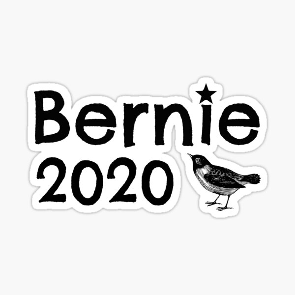 Birdie Bernie Sanders Round 4 Vinyl Sticker 