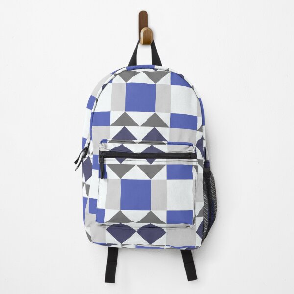 Item preview, Blue Monochromatic Geometric Pattern designed and sold by Coralgb.