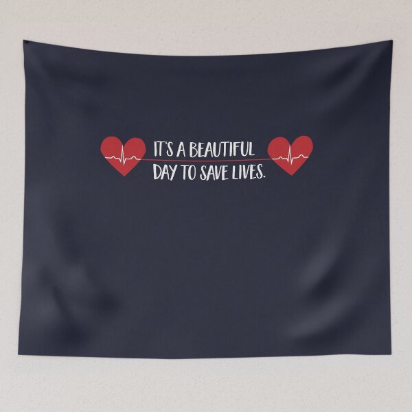Item preview, It's a beautiful day to save lives designed and sold by Vectorqueen.
