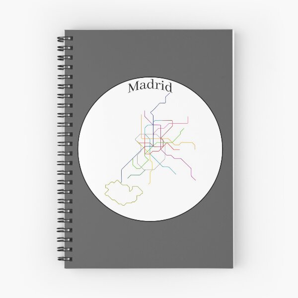 Item preview, Madrid subway map designed and sold by FethiC.