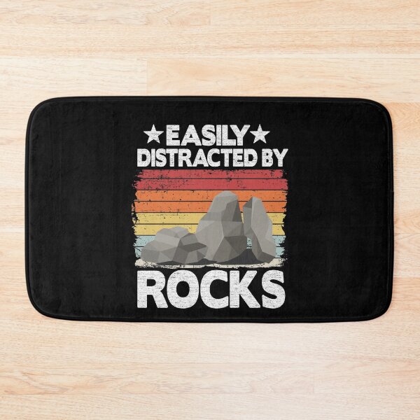Item preview, Easily Distracted By Rocks Collector Mineral Retro Geologist designed and sold by Stronzi.