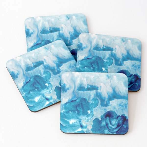 Item preview, Blue and Turquoise Stormy Ocean designed and sold by DzineVine.