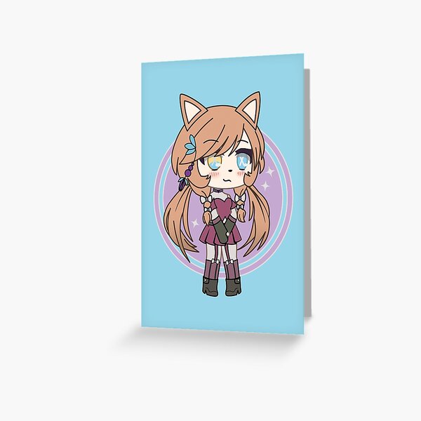 Gacha Oc Greeting Cards for Sale