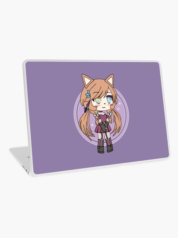 Cute Gacha Life style Kawaii Chibi Kitty Girl Anna Chan Sticker for Sale  by pignpix