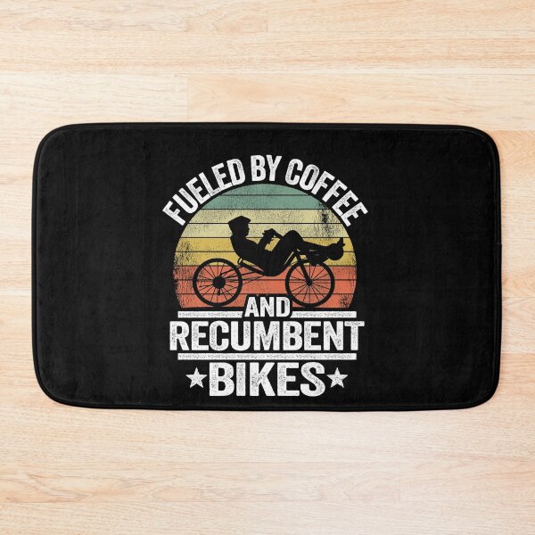 Item preview, Fueled By Coffee And Recumbents Bikes Funny Recumbent Bike designed and sold by Stronzi.