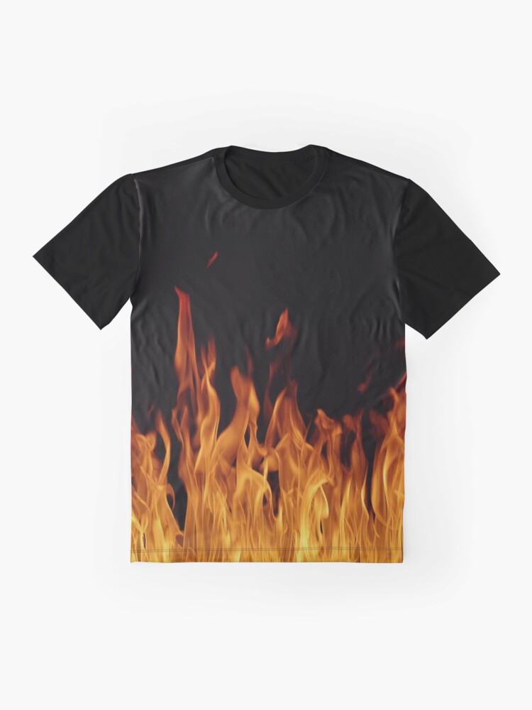 orange flame shirt