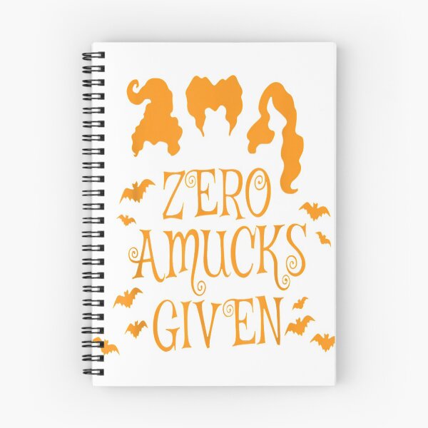 Item preview, Zero Amucks Given Funny Amuck With Bat Halloween Witch T-Shirt designed and sold by BriefWagner.