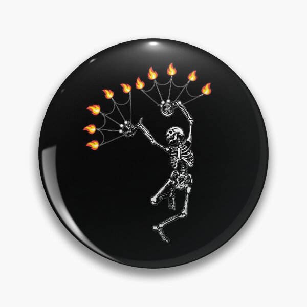Item preview, Dancing Fire Spinning Skeleton Fans | Halloween  designed and sold by KreativeLaedy.