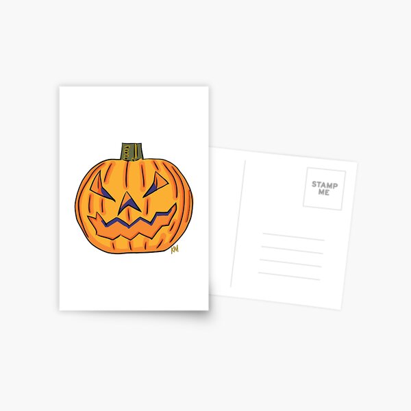 Jack o Lantern Postcard