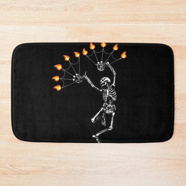 Item preview, Dancing Fire Spinning Skeleton Fans | Halloween  designed and sold by KreativeLaedy.