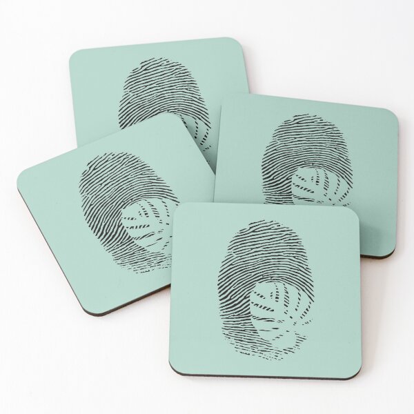 Item preview, Monstera Plant Leaf Fingerprint designed and sold by goodspy.