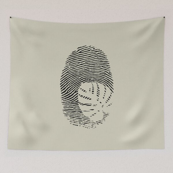 Item preview, Monstera Plant Leaf Fingerprint designed and sold by goodspy.