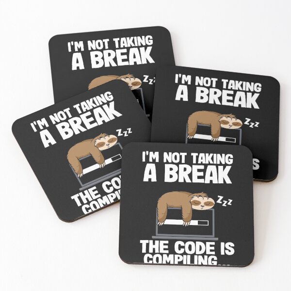 Item preview, The Code Is Compiling Funny Sloth Programming Nerd designed and sold by Stronzi.