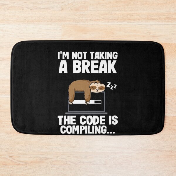 Item preview, The Code Is Compiling Funny Sloth Programming Nerd designed and sold by Stronzi.