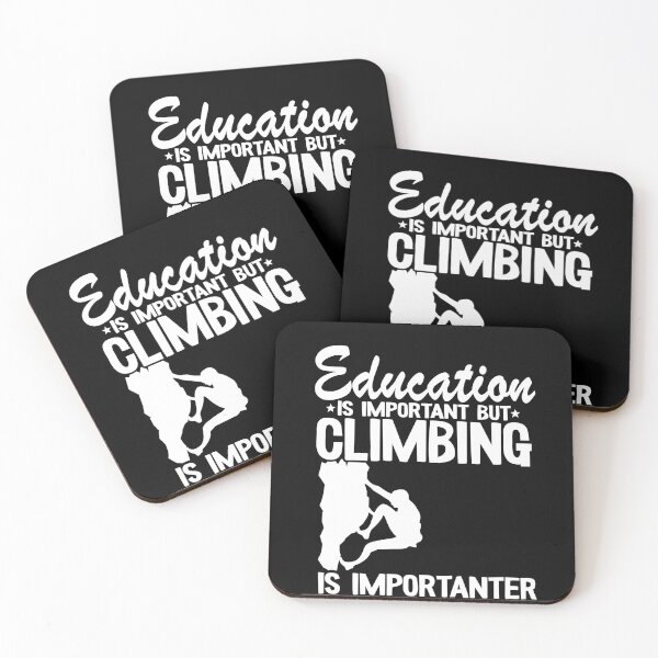 Item preview, Education Is Important But Climbing Is Importanter Funny Climbing designed and sold by Stronzi.